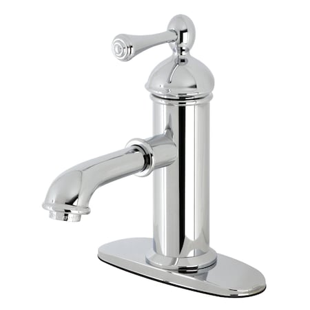 Kingston Brass KS7411BL Paris Single Lever Handle Bathroom Faucet, Polished Chrome KS7411BL